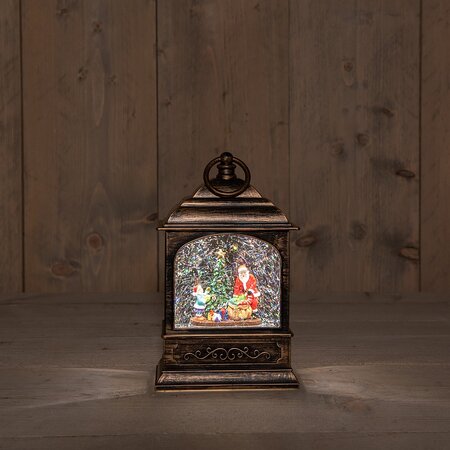 lantaarn kerstman b13.5h25.5cm bo