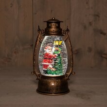lantaarn kerstman d14.5h24cm bo