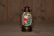 lantaarn kerstman d14.5h24cm bo