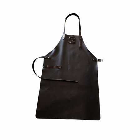leather apron black