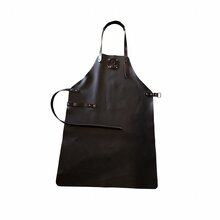 leather apron black