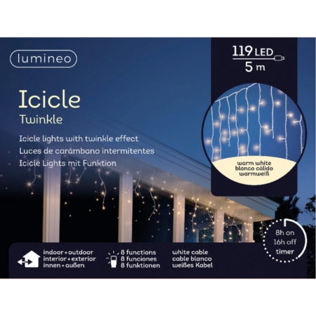 led fonk icicleverl buit/119l/5m w.wit