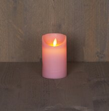 ledkaars wax+vlam h12.5cm bo rze
