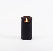 ledkaars wax+vlam h15cm bo zwrt
