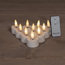 ledtheelicht 3d vlam wit s10 bo+ab