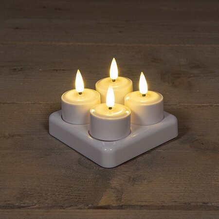 ledtheelicht+station 3d vlam wit s4
