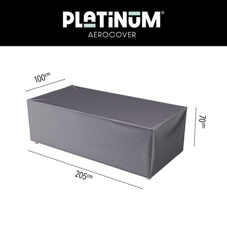 lounge bench cover 205x100xh70 anthracite