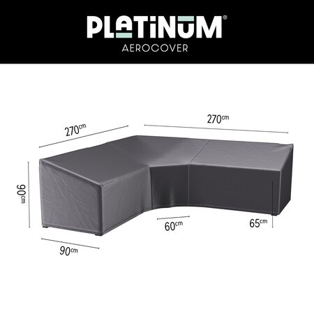 lounge coffee fire table cover 60x60xh45 anthracite