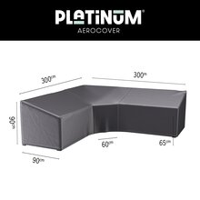 lounge coffee fire table cover 82x82xh50 anthracite