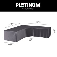 lounge cover l/trapeze 270x270x100xh70 anthracite