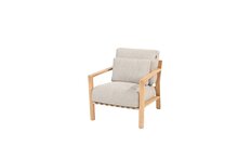 lucas living chair natural teak w/3 cush - afbeelding 1