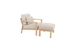 lucas living chair natural teak w/3 cush - afbeelding 2