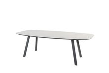 manolo dining table printed ceramic anthracite 240x103 cm