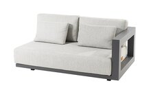 metropolitan 25 seat bench l arm w/5 cush antra