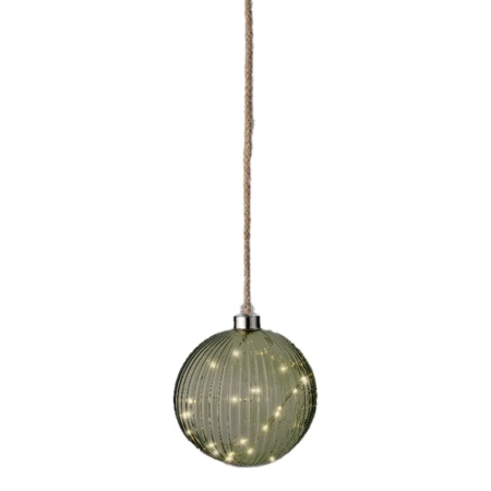 micro led bal d14cm grn/warm wit