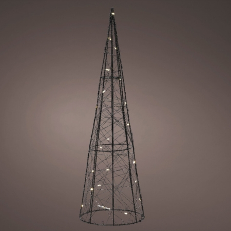 micro led cone d12h40cm zwart/wwit