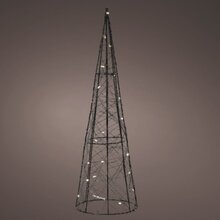 micro led cone d12h40cm zwart/wwit