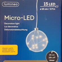 microled bal d10cm-15l warmwit bo