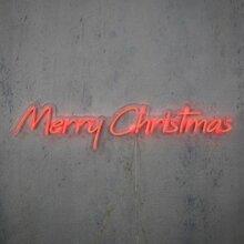 neon light xmas 300l l20b94cm rood