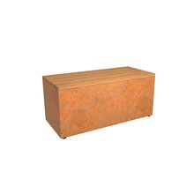 ofyr garden bench corten