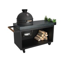 ofyr kamado table black 135 pro concrete tb