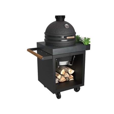 ofyr kamado table black 65 pro concrete tb