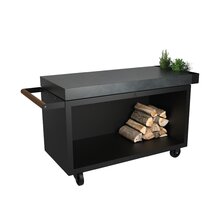 ofyr mise en place table black 135 pro ceramic dark grey
