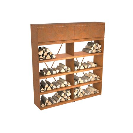 ofyr wood storage corten 200