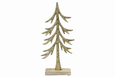 ornament metaal jarno l5b14h32cm goud