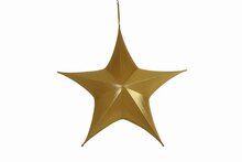 ornament stof ster 80x80cm goud - afbeelding 1