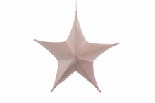 ornament stof ster d40cm lichtroze