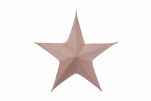 ornament stof ster d65cm lichtroze