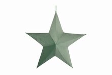 ornament stof ster d80cm groen