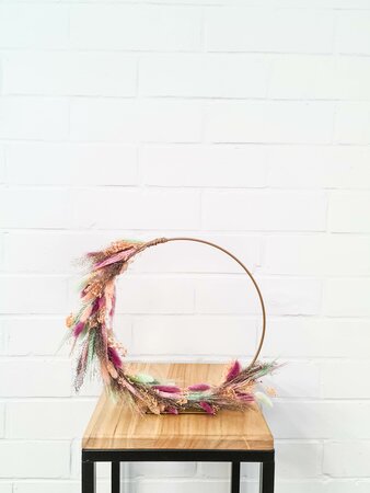 Pastel Dotty flowerhoop