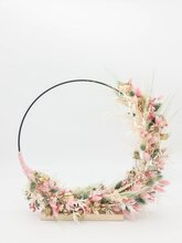Pastel Flowerhoop op voet