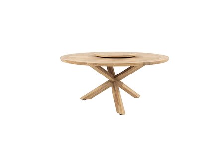 prado lazy susan teak teak