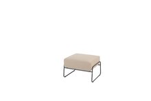 prego footstool anthracite taupe w/cush