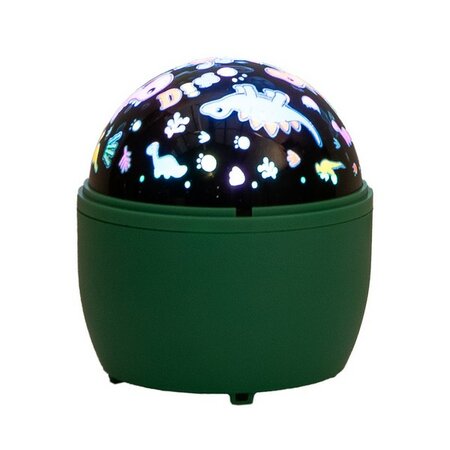 projector dinos 13x11.5cm groen - afbeelding 1