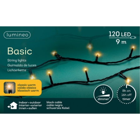 rice led bu l9m-120l zwart/kwm