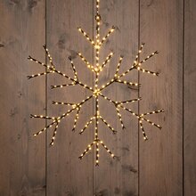 sneeuwvlok metaal 380led cw - afbeelding 2