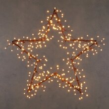 ster dandelion bruin warm wit 300led ip44 d58cm