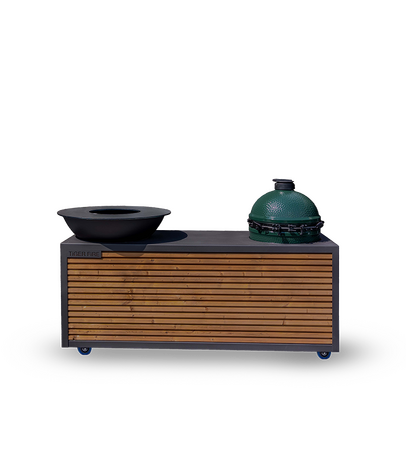 Tiger Fire Outdoor Kitchen Green Egg Medium