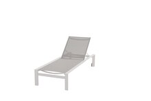 tropic sunbed w/wheels white