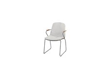 veneto steel stacking chair anthracite w cush