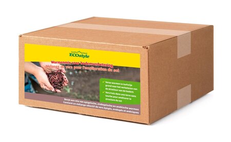 Verse Wormenmix bodemverbetering