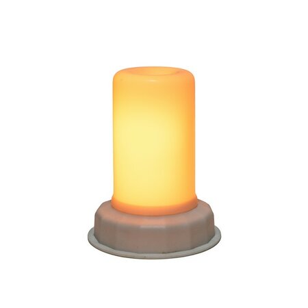 vlamverlichting 9.5x7.5cm zwart - afbeelding 1